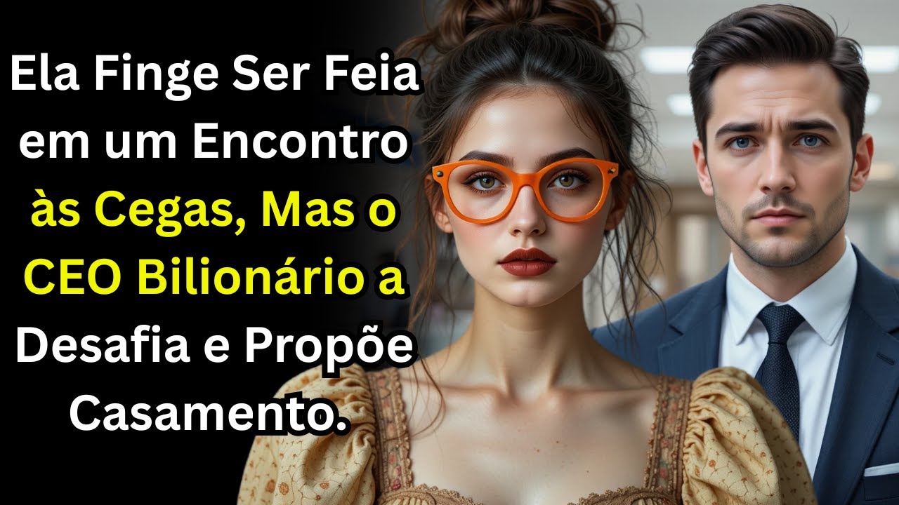 Uma garota finge ser FEIA em um ENCONTRO ÀS CEGAS, mas o CEO MILIONÁRIO a desafia e PROPÕE casamento