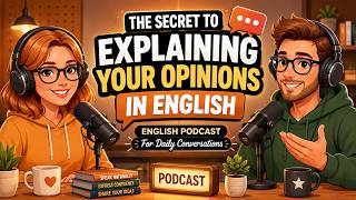 The Secret to Explaining Your Opinions in English | English Podcast For Daily Conversations