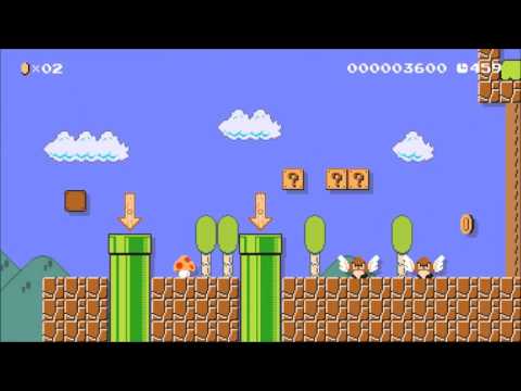 Super Mario Maker - SMB2 (DDP) World 1-2 Remix