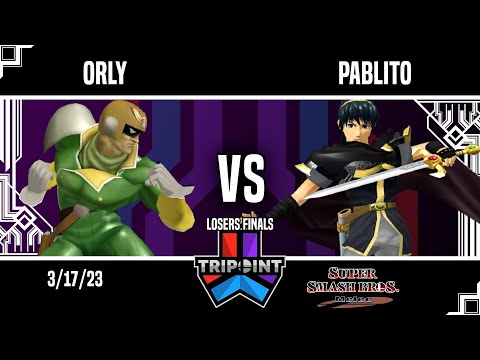Tripoint Smash 183 - Losers Finals - ORLY(Captain Falcon) Vs. Pablito(Marth)