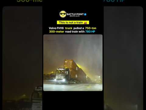 Volvo FH16 Pulls 750 Tonnes – World’s Strongest Truck?