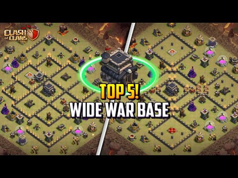 BEST TOWN HALL 9 (TH9) ANTI 2 STARS WIDE WAR BASE LAYOUT + COPY LINK 2023 | CLASH OF CLANS