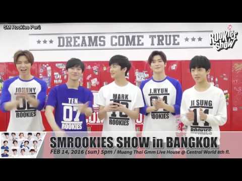 【SUB ESPAÑOL】SMROOKIES Saludo en ingles para el ROOKIES SHOW en BANGKOOK