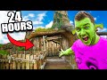 24 Hours In SHREK S Box Fort SWAMP HOUSE