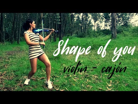 SHAPE OF YOU (ED Sheeran) 💿 Martha Psyko Ft. Diego Miño (Tomback) Violín - Cajón