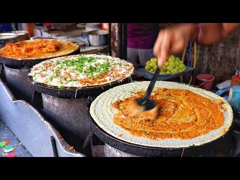 Anand Dosa #Mumbai  | India's No.1 Dosa Stall | Jini Dosa Recipe | Indian Street Food Recipe