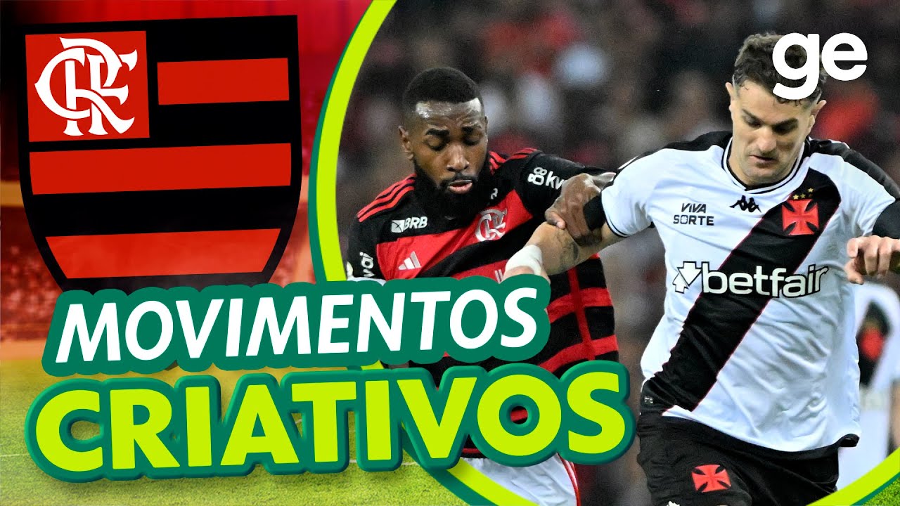 COMO MOVIMENTAÇÃO DO FLAMENGO QUEBROU A DEFESA DO VASCO? | Análise Tática | ge.globo