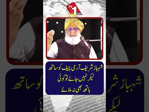 شہباز شریف سے اس وقت تک کسی کو ہاتھ بھی نہیں ملانا چاہیے جب تک وہ آرمی چیف کو ساتھ نہ لائیں۔
