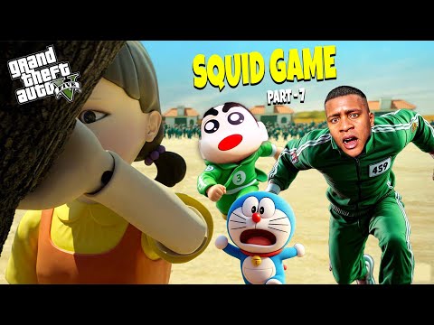 GTA 5 : Franklin & Shinchan’s Epic Squid Game Challenge - Part 7