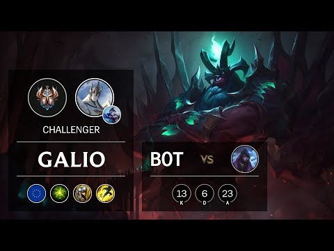 Galio Bot vs Aphelios - EUW Challenger Patch 9.24