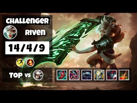 Riven vs Camille OCE Challenger TOP (14/4/9) - v11.14