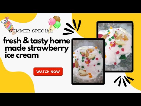 EASIEST WAY TO MAKE TASTY N CREAMY ICE-CREAM -SUMMER SPECIAL