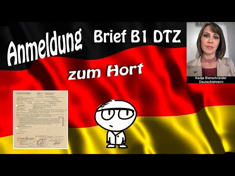 Brief B1 Anmeldung Hort Kinderbetreuung