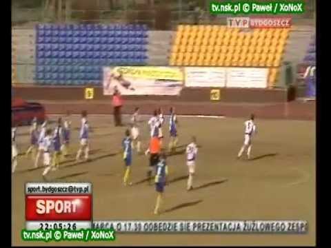 tv.nsk.pl 2012-03-17 Elana Toruń - MKS Kluczbork 1-2 (0-1) bramki relacja