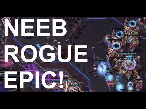EPIC - Neeb (P) v Rogue (Z) on Neon Violet Square - StarCraft 2 -LOTV 2018