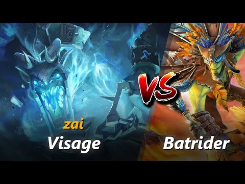 How to Visage mid vs Batrider (feat. zai) | First 10 minutes
