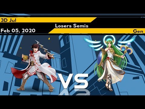 [Smash Ultimate] Xeno199 (L.Semis) - 3D Jul vs Gen