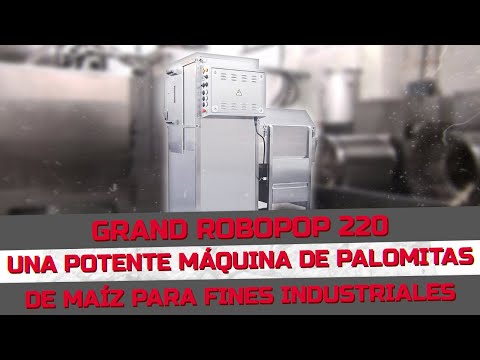 , title : 'Grand Robopop 220: una potente máquina de palomitas de maíz para fines industriales'