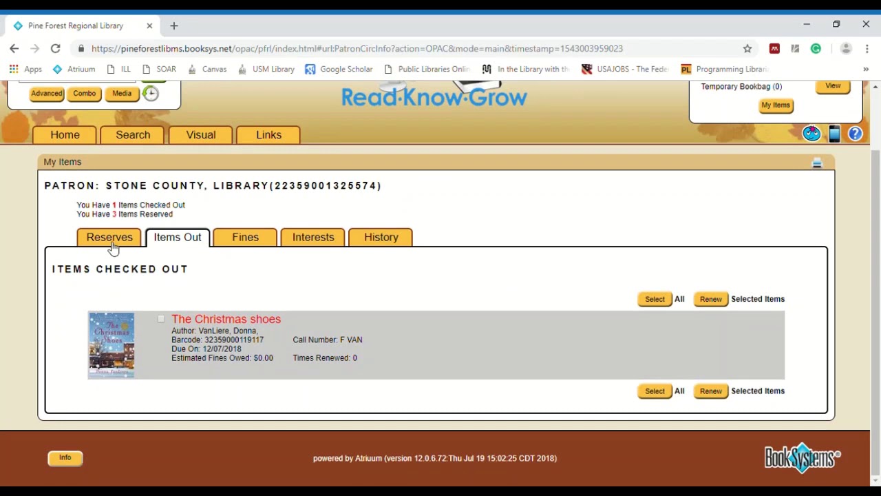 How to Reserve a Book