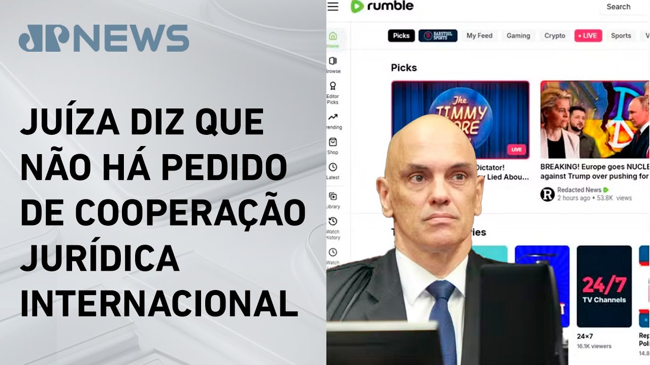 Justiça dos EUA rejeita liminar de Rumble contra Moraes