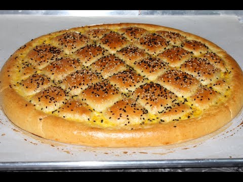 خبز البيدا او خبز رمضان التركي خفيف و هش و قطني و طعم رائع