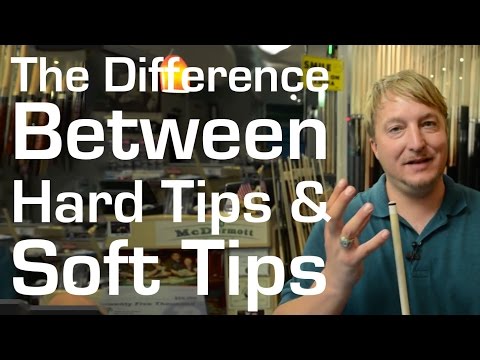 What's the Difference Between Hard Tips and Soft Tips on Pool Cues?