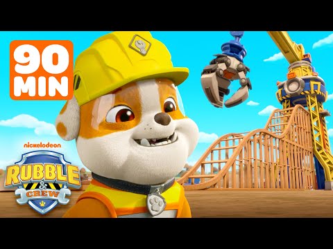 Rubble's Most EPIC Construction Builds! w/ Charger, Wheeler & Mix | Compilation | Rubble & Crew
