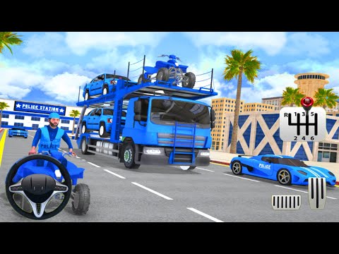 Transporting Police Vehicles in Cargo Plane - Police Car Transporter 2021 - Android Gameplay