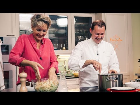 Kaspressknödel in der Brennsuppe mit Simon Taxacher