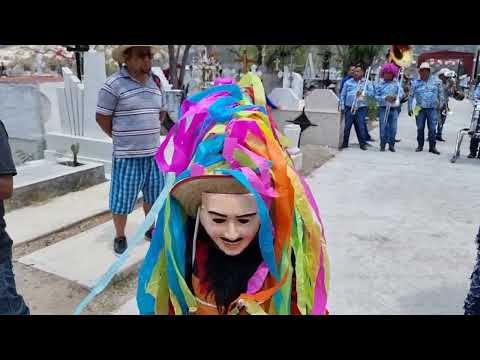 Visita de los Chilolos al panteón, Tequixtepec 2024
