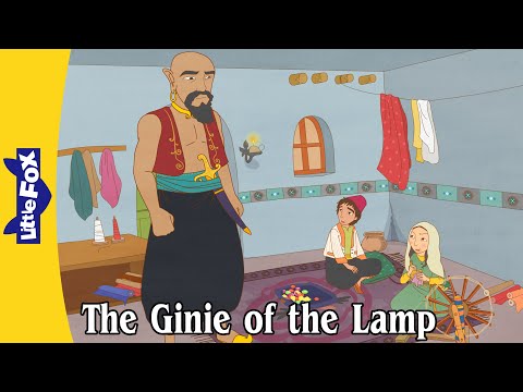 Aladdin and His Wonderful Lamp | Chapter 13-14 | The Genie of the Lamp Appears! | Little Fox