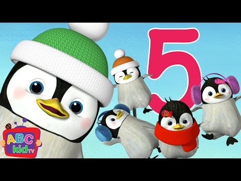 Five Little Penguins Jumping on the Bed | CoComelon Nursery Rhymes & Kids Songs