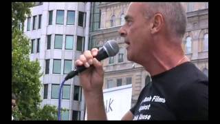 Bill Maloney Commits Treason UK Child Abuse Rally 2010