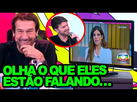 PÂNICO CAIU NA RISADA REAGINDO AO VIVO AS NOTÍCIAS DA GLOBONEWS