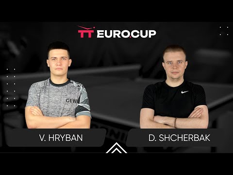 16:30 Vadym Hryban - Denys Shcherbak 27.02.2025 TT Euro.Cup Ukraine Elite. TABLE 3