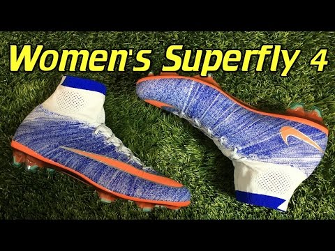 Women's Nike Mercurial Superfly 4 Blue Tint/Bright Mango - Review + On Feet