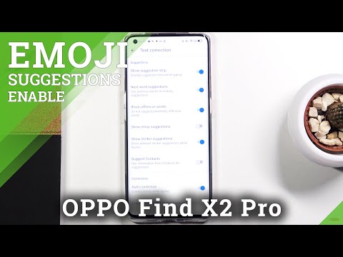 How to Enable Emoji Suggestion in OPPO Find X2 Pro– Turn On Emoji Suggestion