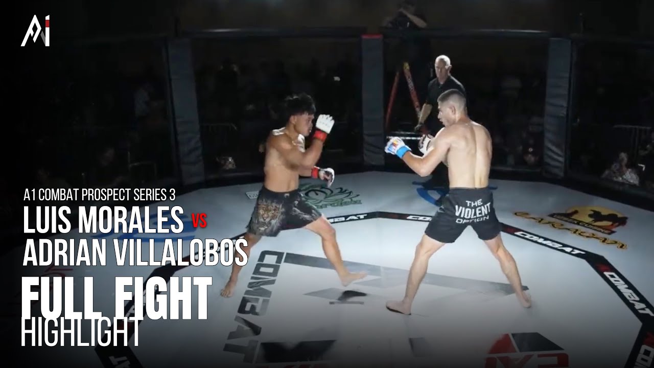 Luis Morales vs Adrian Villalobos | Amateur Bantamweight Bout | A1 Combat Prospect Series 3