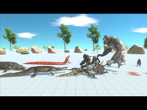 New Reptile Faction VS All Faction - Epic Battle | New Update Animal Revolt Battle Simulator
