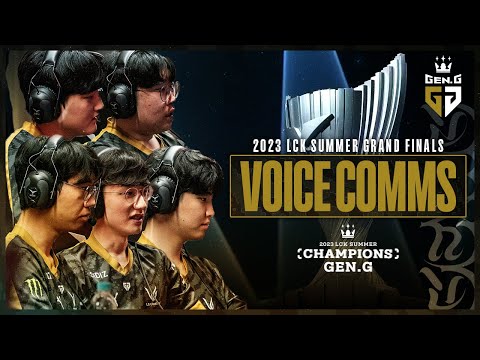 A New Dynasty is Born | 2023 LCK Summer Split Grand Finals Voice Comms [GEN vs T1]
