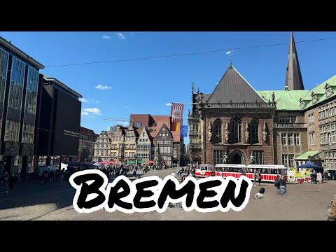 “Peaceful Bremen Streets | Walking Tour with Natural Sounds”