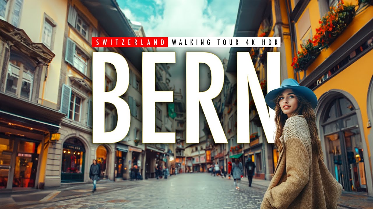 Immersive street-level walking tour through Bern, Switzerland, showcasing authentic urban landscapes, local architecture, and the vibrant atmosphere of the city's neighborhoods