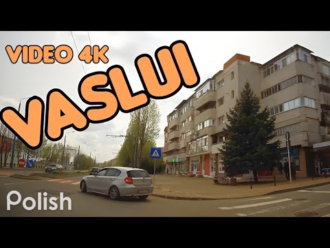 Orasul VASLUI traseu Spital - Vasile Lupu - Copou - Castanilor - Calugareni video 4K aprilie 2022