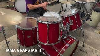 Video thumbnail for 1980s Tama Granstar II Firestorm Red Drum Kit by Hawthorne Drum Shop
