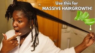 3 WAYS TO USE ALOE VERA FOR MASSIVE HAIR GROWTH| Aloe Vera Butter/Oil | Leave in Spray| Prepoo