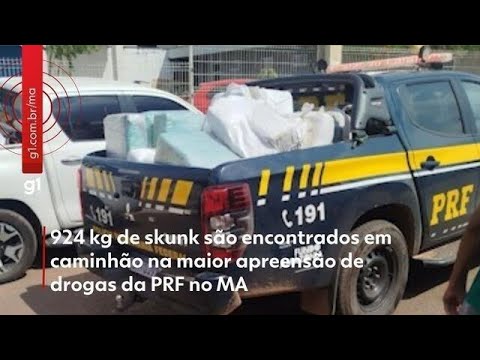 PRF Apreende 924 Kg de Skunk em Caminhão — Maior Apreensão de Drogas da História do Maranhão