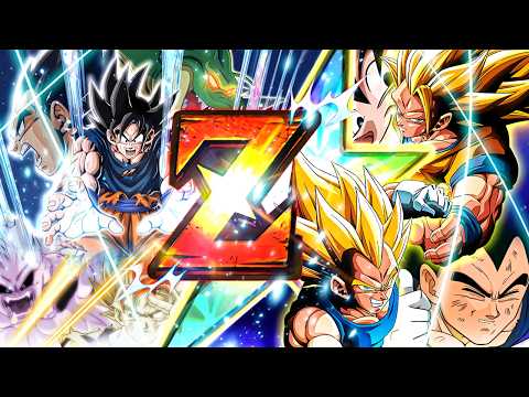 ONE OF THE GREATEST EZAS IN HISTORY!!! 100% EZA LR SSJ3 GOKU & SSJ2 VEGETA! (DBZ: Dokkan Battle)