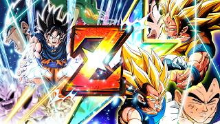 ONE OF THE GREATEST EZAS IN HISTORY!!! 100% EZA LR SSJ3 GOKU & SSJ2 VEGETA! (DBZ: Dokkan Battle)