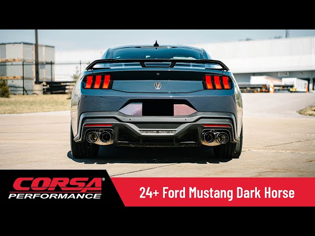 Corsa Axle Back 21267BLK Mustang Dark Horse Active Exhaust 2024-2025