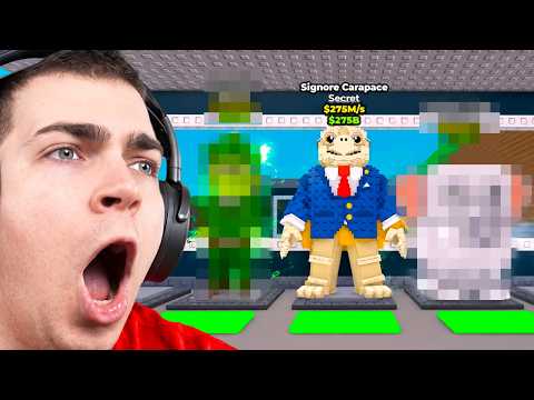 Steak Logged into His Old Steal a Brainrot Account..
